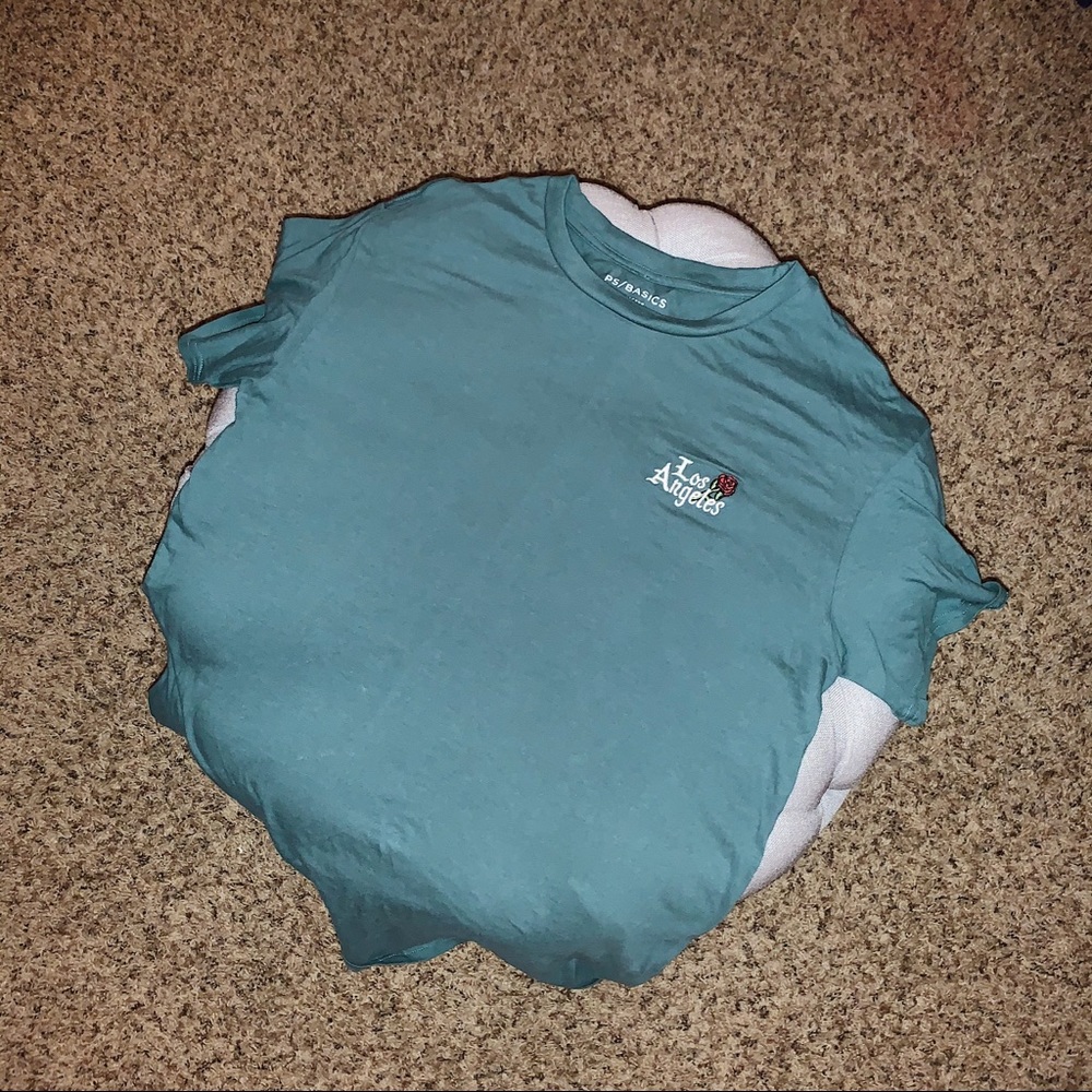 PacSun | NWOT Basics tee, “Los Angeles 🌹” logo - Picture 4 of 5